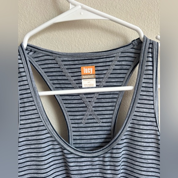 Lucy striped tank top size small - Picture 3 of 5